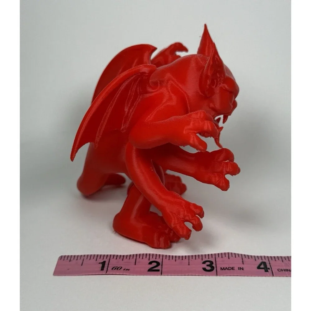 Angry Red Planet Five Armed Martian Monster Toy